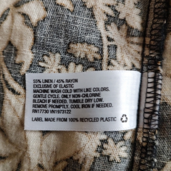 AVA & VIV Sz 2X Black, Cream, & Gold Summer Dress - Picture 5 of 6